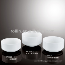 good quality chinese white porcelain soup cup
